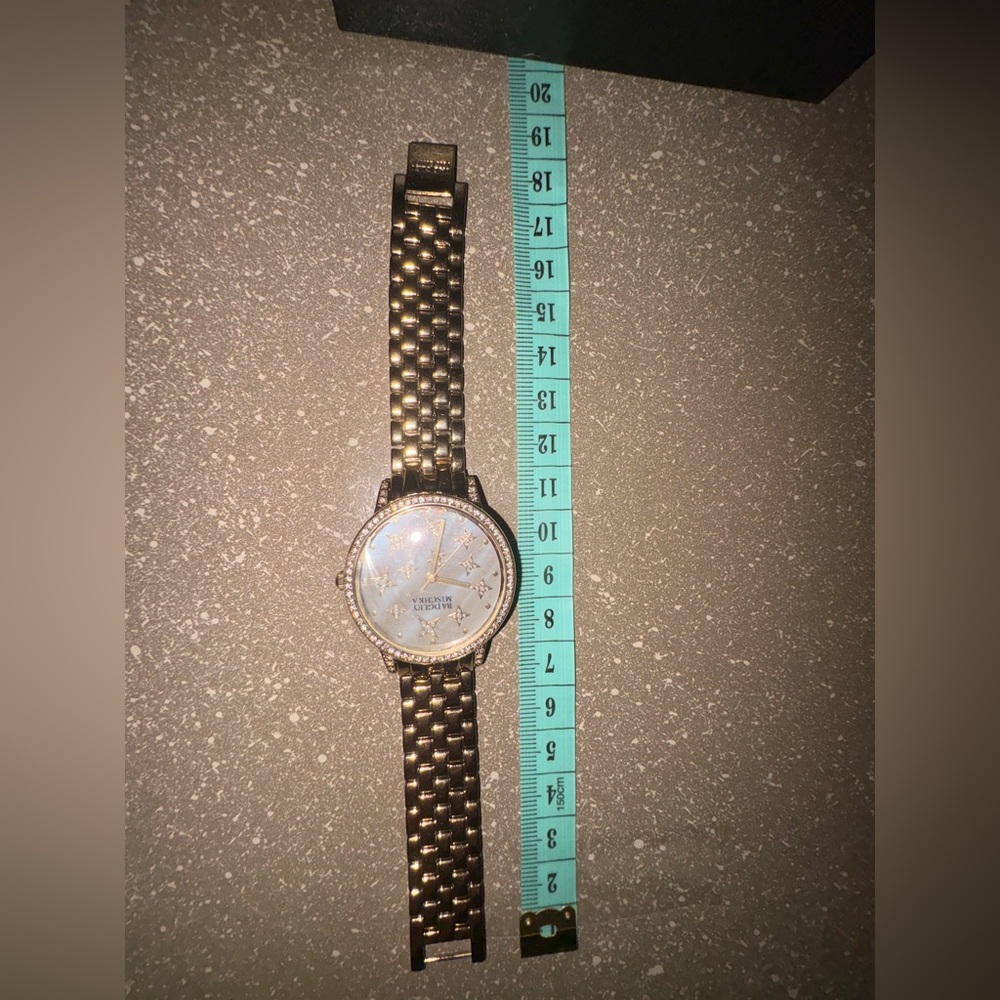 Gold-Tone Bracelet Watch With Star Accents - Picture 5 of 6